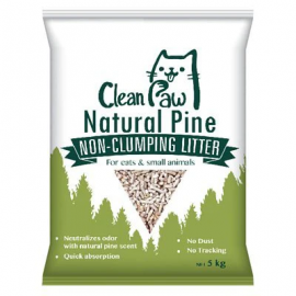 Clean Paw 潔寶天然松木貓砂 5kg (3包或以上 $60/包）
